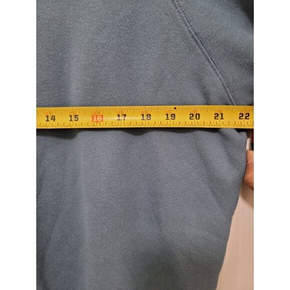 American Eagle Studio Women's Light Blue Pullover Sweatshirt  "Face Your - Picture 4 of 10